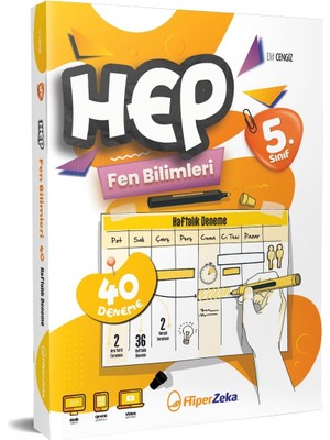 Mabeyn 2025 5. Sınıf Haftalık Hep Fen Bilimleri 40 Deneme