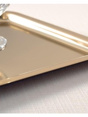Mabeyn Shiny Metal Sunum Tepsisi