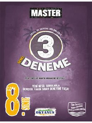 Mabeyn 8. Sınıf Master 3 Deneme