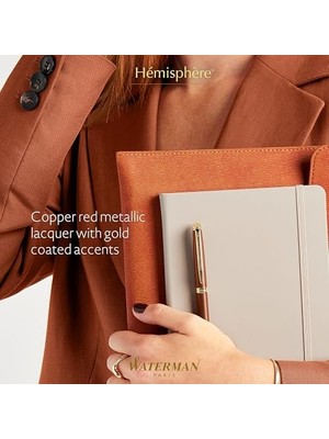 Mabeyn Waterman Hemisphere 25 Metalik Bakır Gt Roller Kalem