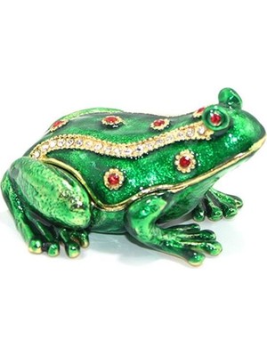 Elwes Taşlı Tekli Kurbağa Biblo