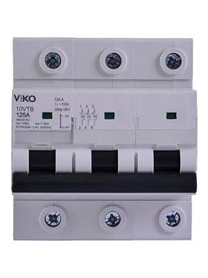 Mabeyn 10VTB-3C125 Otomatik Sigorta 10KA C Tipi 3 KUTUP125A