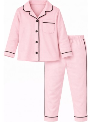 Bubito Bebek&Çocuk Alt Üst Pijama Takım - Pembe