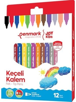 Mabeyn Süper Yıkanabilir Keçeli Kalem 12'li