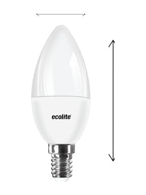 Mabeyn 8.5W LED Mum Ampul – E14 Duy, 810 Lümen, 3000K Sarı Işık, 60W Eşdeğer, 3’lü Paket, Opal Dekoratif Ampul, Dimmer Uyumlu Değil,%86 Enerji Tasarrufu, 99X37 mm (Sarı)