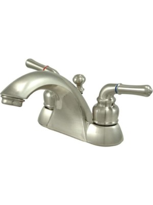 Mabeyn KB2628 Napoli 4 Inç Lavabo Bataryası, Fırçalanmış Nikel