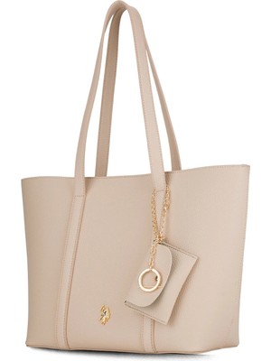 U.s. Polo Assn. Kadın Omuz Çantası Bej US26309 – Günlük Şık Tasarım, Hafif ve Kullanışlı