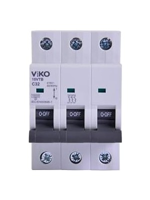 Mabeyn 10VTB-3C32 Otomatik Sigorta 10KA C Tipi 3 Kutup 32A