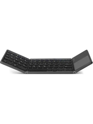 Mabeyn Bluetooth Klavye 3 Katmanlı Katlanabilir Portatif Taşınabilir Şık ve Kullanışlı Dokunmatik Yüzeye Sahip Klavye Windows//ıos/smart Tv B033