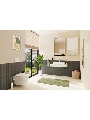 Mabeyn Archiplan 7401B003-0041 Dar Lavabo, 60X38 Cm, Beyaz