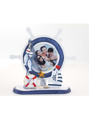 Elwes Ahşap Marin Dümenli Çerceve