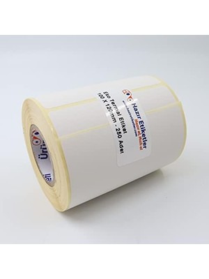Mabeyn Kargo Etiketi Eko Termal Etiket 100MM x 120MM Ruloda 400 Adet 40MM Çapında Direk Termal Transfer Etiketi