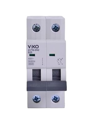 Mabeyn 4VTB-2B25 Otomatik Sigorta 4,5ka B Tipi 2 Kutup 25A