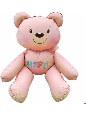 Mabeyn Oturan Ayi Folyo Balon 77 * 70, Pembe