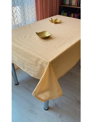 Mabeyn Piknik Örtüsü Sofra Bezi 170X170 cm (Hardal)