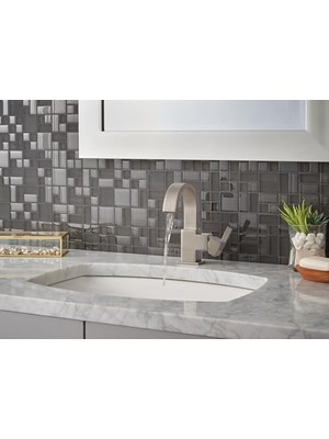 Mabeyn 553LF-SS Vero Banyo Bataryası Banyo Musluk, Paslanmaz Çelik