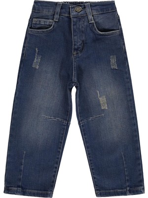 Civil Boys Kahverengi Dizi Pensli Kot Pantolon 2-5 Yaş Erkek Çocuk Regular Fit Dokuma Kumaş