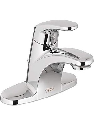 Mabeyn Standard 7075000.002 Colony Pro Metal Drenajlı Tek Saplı Banyo Bataryası, 1.2 Gpm, Parlak Krom
