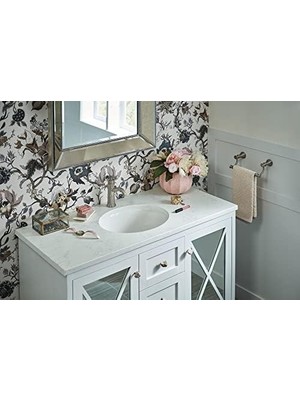 Mabeyn Belfield Fırçalanmış Nikel Tek Saplı Banyo Bataryası, 6402BN