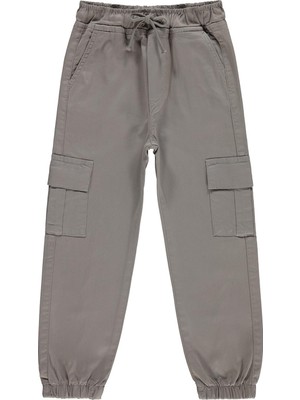 Civil Boys Bel Paça Lastikli Kargo Cepli 10-13 Yaş Pantolon - Gri