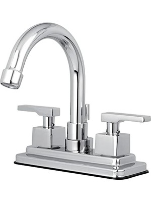 Mabeyn KS8661QLL Executive 4 Inç Ikiz Kollu Kulp Merkezli Lavabo Bataryası, Parlak Krom