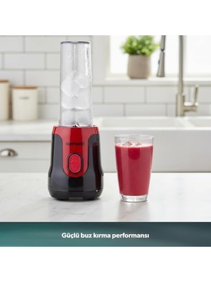 Mabeyn Homend Homend Mixfresh 7026H Kişisel Smoothie Blender Siyah Kırmızı