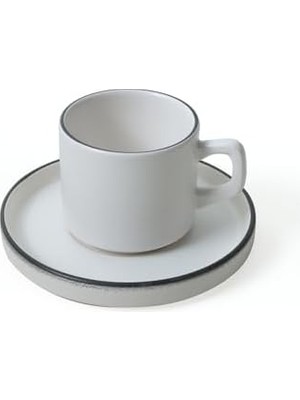 Mabeyn Keramika Simply Stackable Çay Takımı 12 Parça 6 Kişilik 19985