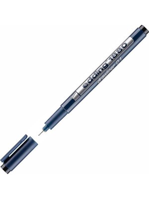Edding 1880 Siyah 0.1 Teknik Çizim Kalemi 1 Adet Kalemler İçin Uygun Ölçüler