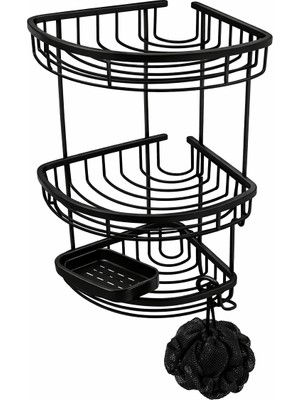 Onno 18*18 Üçlü Deniz Köşe Süngerlik Siyah