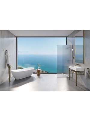 Mabeyn KS8125DL Duvara Monte Banyo Bataryası, Yağla Pürüzsüzleştirilmiş Bronz, 20,32 cm Musluk Erişimi, Yağla Pürüzsüzleştirilmiş Bronz