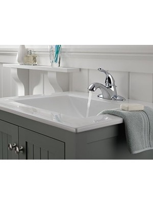 Mabeyn 525LF-MPU Klasik Tek Kolu Banyo Bataryası, Krom, 4.9 x 6.5 x 5 Inç