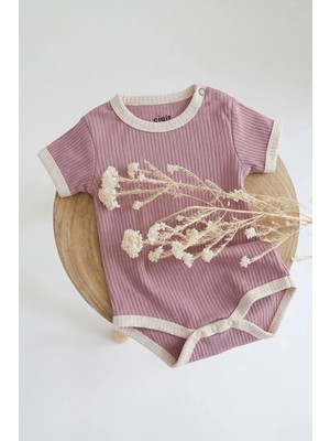 Cigit Omuzu Kırmalı Biyeli Zıbın Leylak