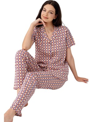 Modenya Gömlek Pijama Takım Kadın AR3562