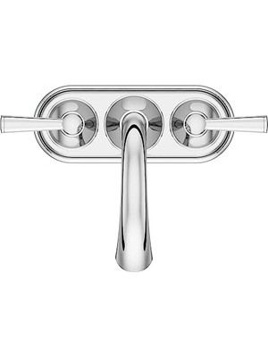 Mabeyn LF048CRCC Cantara 2 Kollu 4 Inç Orta Set, Cilalı Krom