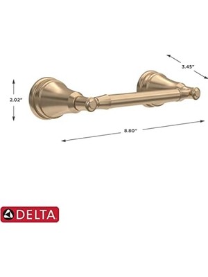 Mabeyn MYN50-CZ Mylan Pivot Kol Şampanya Bronz Tuvalet Kağıdı Tutacağı