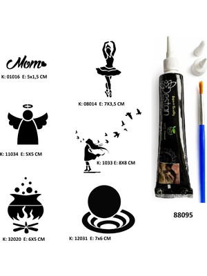 Airbrush Tattoo Hayal Gücü Modelleri Hint Kınasıyla Geçici Dövme Yapma Kiti