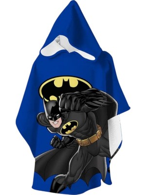 Slipstop Batmode Poncho Mavi Çocuk Panço