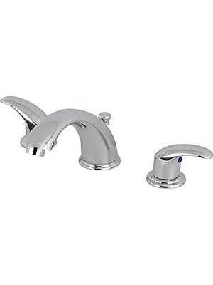 Mabeyn GKB961LL 20 cm Geniş Lavabo Bataryası Perakende Pop-Up, Cilalı Krom, 13,9 cm Ağız Erişiminde