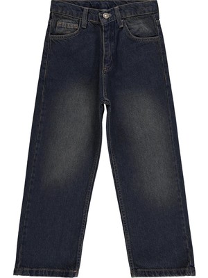 Civil Boys Baggy Kalıp 6-9 Yaş Pantolon Kot - Turuncu
