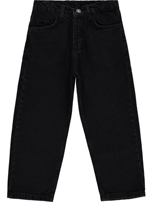Civil Boys Baggy Kalıp 6-9 Yaş Pantolon Kot - Siyah