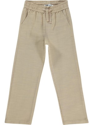 Civil Boys Flamlı Chino 6-9 Yaş Pantolon - Bej