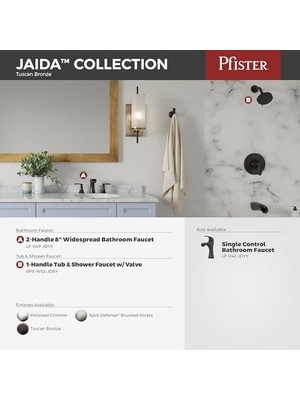 Mabeyn LF-042-JDYY LF-042-JD Jaida Şelale Banyo Musluğu Basmalı ve Sızdırmazlık Tahliyesi