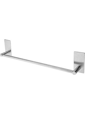 Mabeyn Deltahome Paslanmaz Çelik 40CM Havluluk Askılık - Inox - Kendinden Yapışkanlı - Vida Yok