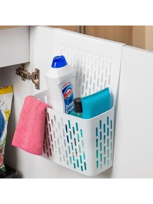 Mabeyn Porsima Org-52 Asılabilir Mutfak Banyo Dolap Içi Düzenleyici Organizer Deterjanlık - Beyaz