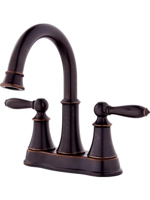 Mabeyn Courant 2 Kulplu 10,16 cm Merkez Seti Banyo Bataryası Bronz