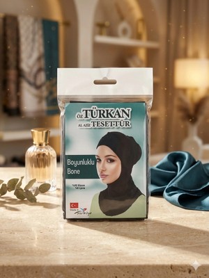 Türkan Boyunluklu Bone Siyah