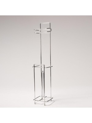 Mabeyn Premium Serisi Paslanmaz Yedekli Wc Kağıtlığı Krom