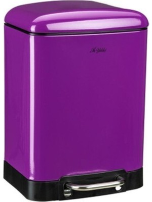 PremiumPort 6 Litre Renkli Çöp Kovası, Pratik ve Şık Ev ve Ofis Temizliği