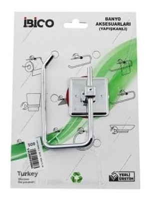 Mabeyn Ibico Metal Açık Wc Kağıtlık, Yapışkanlı Montaj, Banyo Aksesuarı