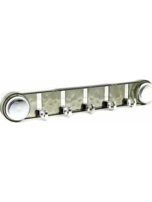 Mabeyn Plastik 5 Kollu Delux Askı, Yapışkanlı, Duvar Tipi, Çok Amaçlı Kanca